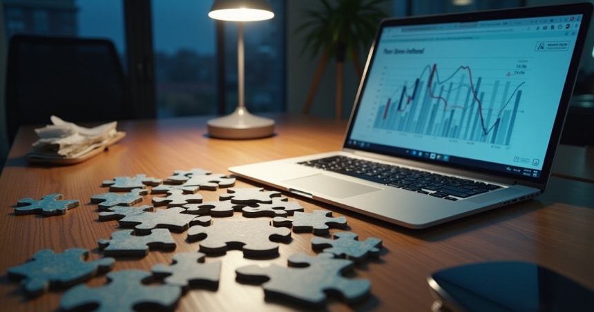 Puzzle pieces representing a fragmented sales process hindering scale