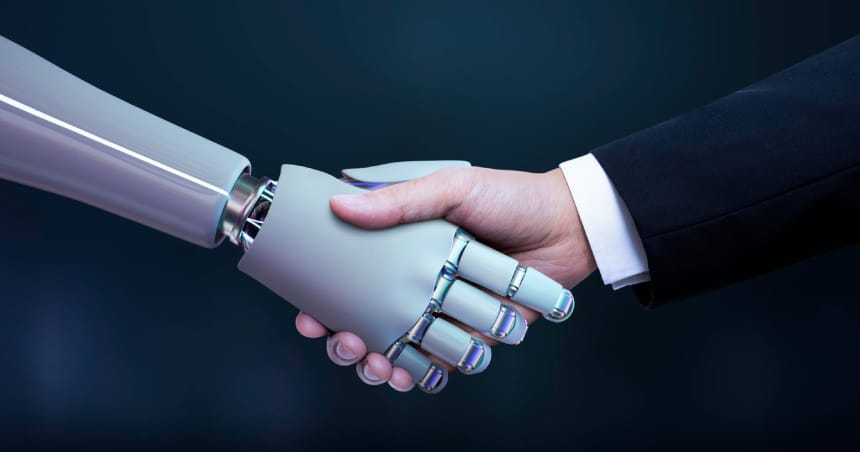 Human and AI working together to decide the right playbook.